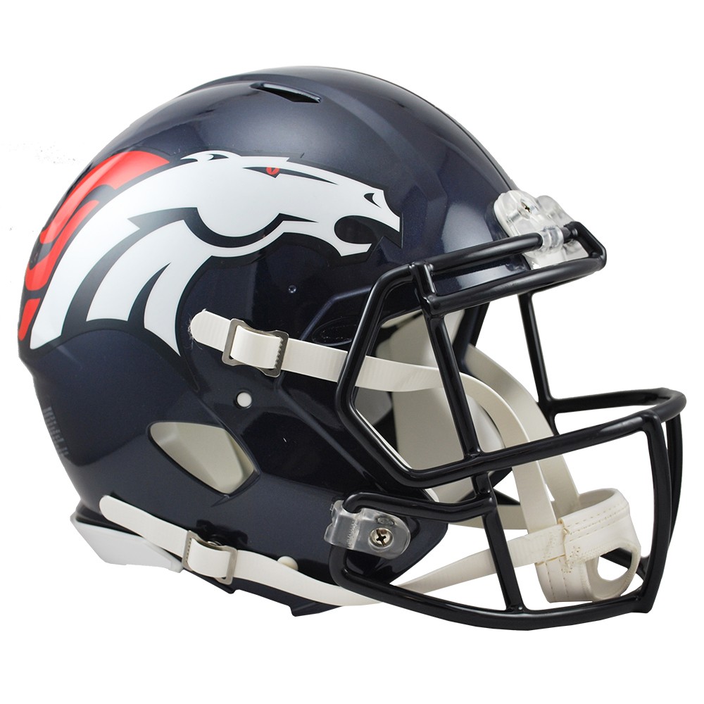 Denver Broncos 1997-2023 Throwback Riddell Full Size Authentic Speed Helmet