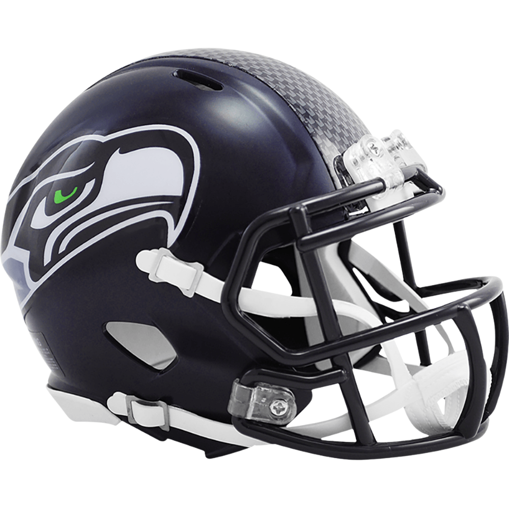Seattle Seahawks Matte Navy Riddell Mini Speed Helmet