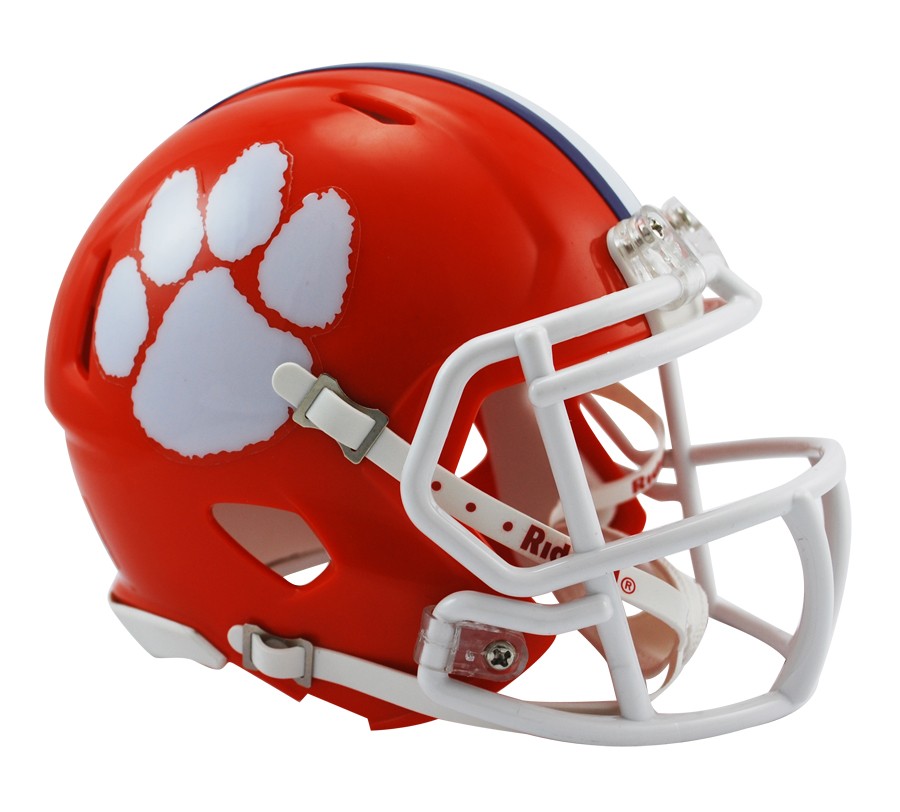 Clemson Tigers Revolution Speed Mini Helmet