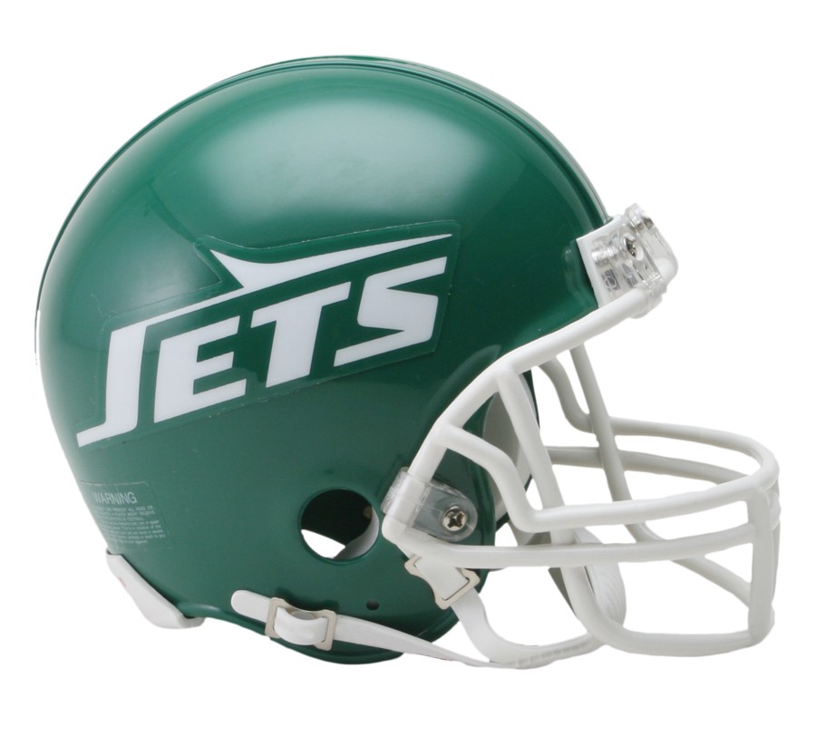 New York Jets 1978-1989 Throwback Replica Mini Helmet