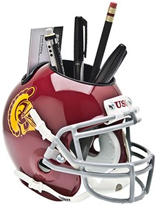 USC Trojans Authentic Mini Helmet Desk Caddy