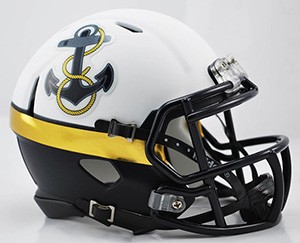 Navy Midshipmen Anchor Riddell Mini Speed Helmet