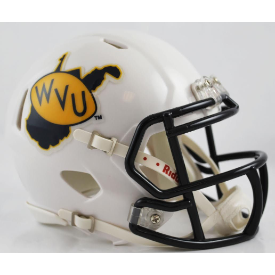 West Virginia Mountaineers 2013 Season Riddell Mini Speed Helmet