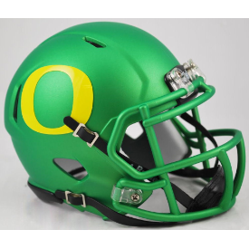 Riddell NCAA Oregon Ducks Apple Green Revolution Speed Mini Helmet