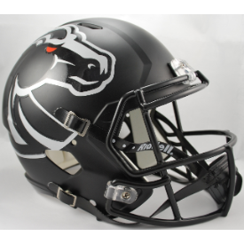 Riddell NCAA Boise State Broncos Matte Black Revolution Speed Replica Full Size Helmet