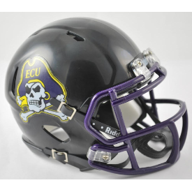 Riddell NCAA East Carolina Pirates Black Speed Mini Football Helmet