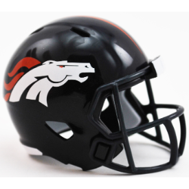 Denver Broncos 1997-2023 Throwback Riddell Pocket Pro Speed Helmet