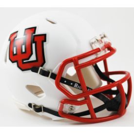Riddell NCAA Utah Utes Interlocking U Revolution Speed Mini Helmet