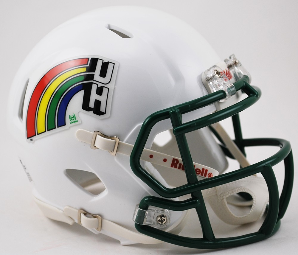 Hawaii Warriors Retro Revolution Speed Mini Helmet