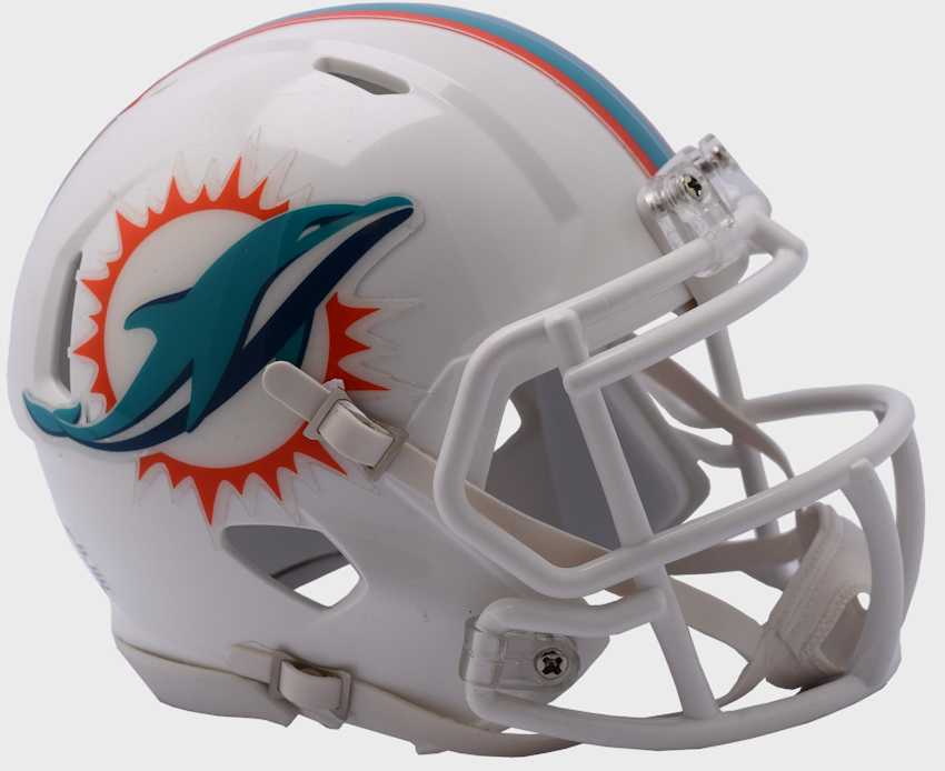 Riddell NFL Miami Dolphins 2018 Speed Mini Football Helmet