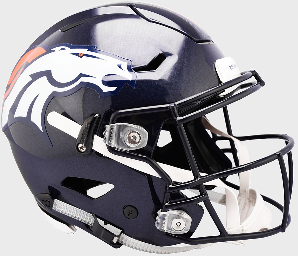 Denver Broncos 1997-2023 Throwback Riddell Full Size Authentic SpeedFlex Helmet