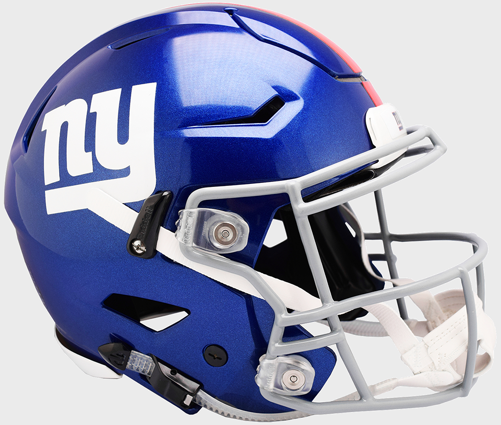 Riddell NFL New York Giants Authentic SpeedFlex Full Size Football Helmet