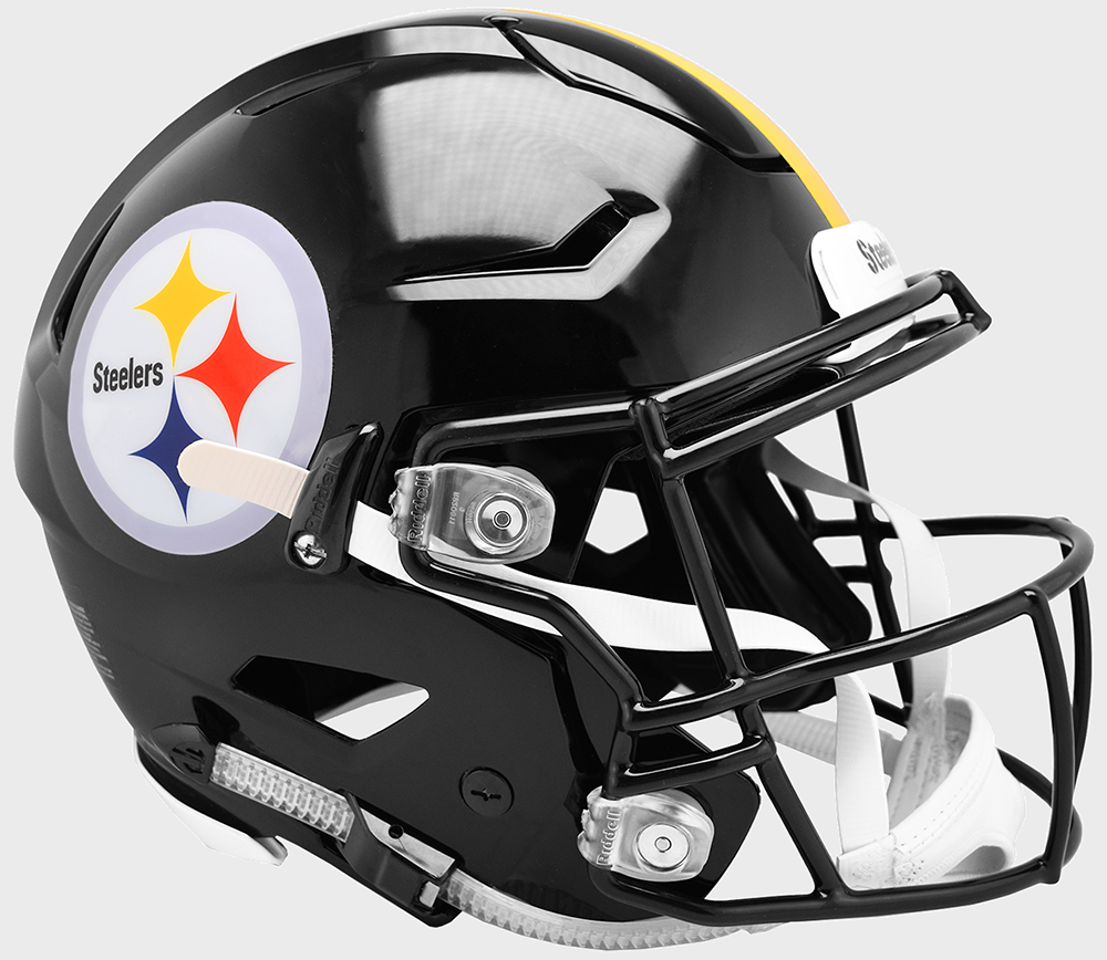 Riddell NFL Pittsburgh Steelers Authentic SpeedFlex Full Size Football Helmet