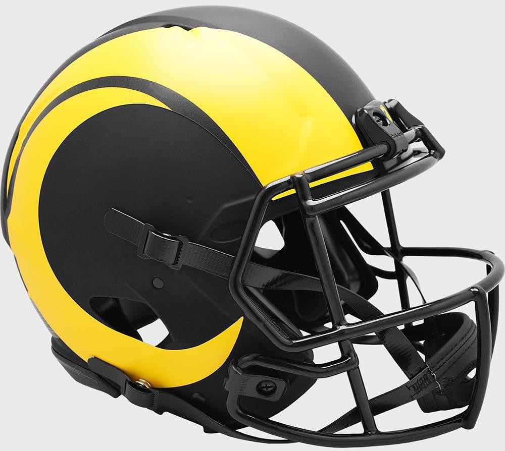 Los Angeles Rams 2020 Eclipse Riddell Full Size Authentic Speed Helmet