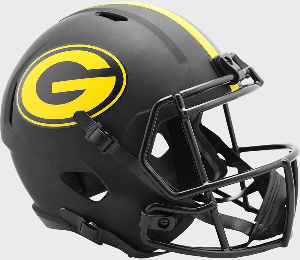 Green Bay Packers 2020 Eclipse Riddell Full Size Replica Speed Helmet