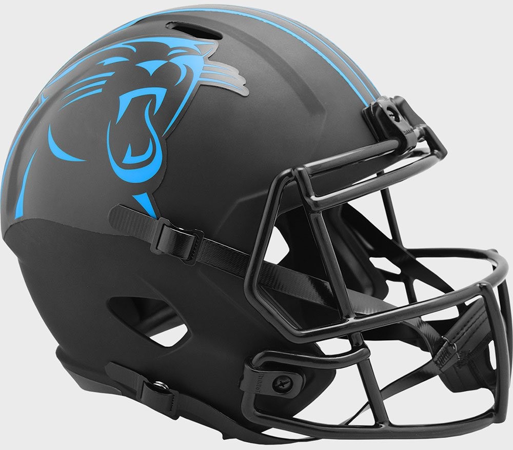 Carolina Panthers 2020 Eclipse Riddell Full Size Replica Speed Helmet
