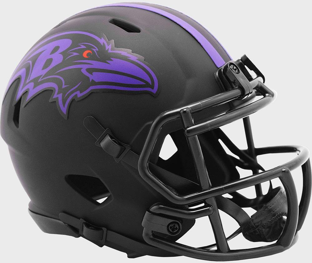 Baltimore Ravens 2020 Eclipse Riddell Mini Speed Helmet