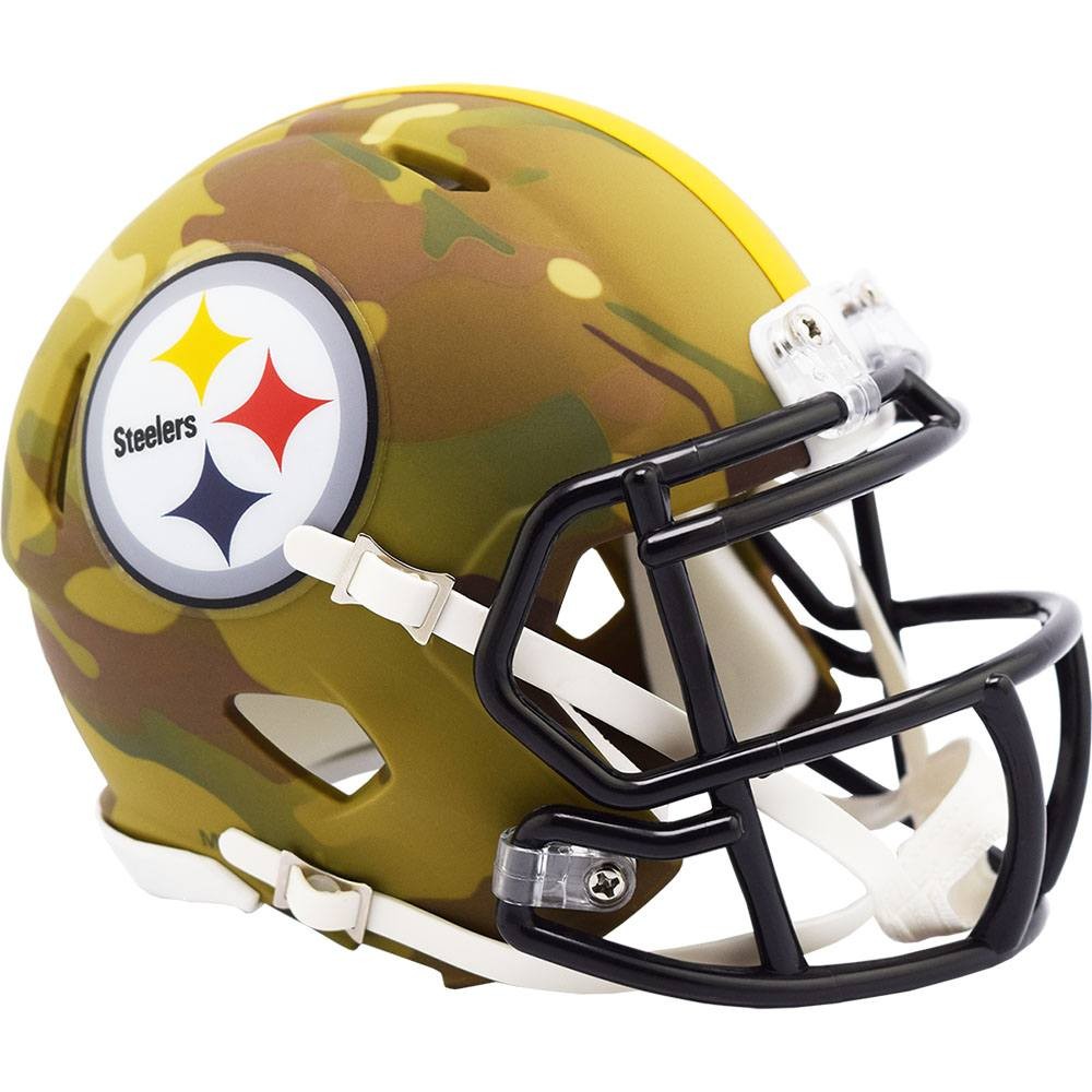 Pittsburgh Steelers 2020 Camo Riddell Full Size Replica Speed Helmet