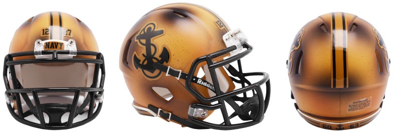 Navy Midshipmen Revolution Speed Mini Helmet