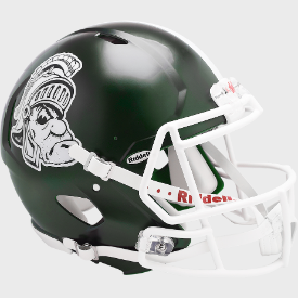 Michigan St Spartans Gruff Sparty Riddell Full Size Authentic Speed Helmet