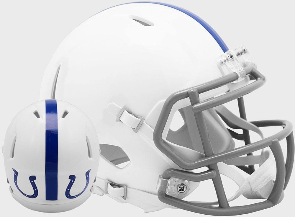 Limited Edition Indianapolis Colts 1956 Throwback Riddell Mini Speed Helmet New 2021