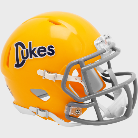 James Madison Dukes Yellow Shell Riddell Full Size Replica Speed Helmet New 2022