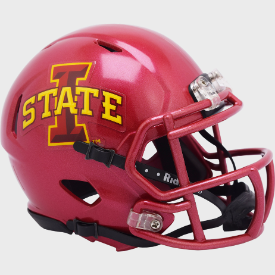 Iowa State Cyclones Cardinal Riddell Mini Speed Helmet New 2021
