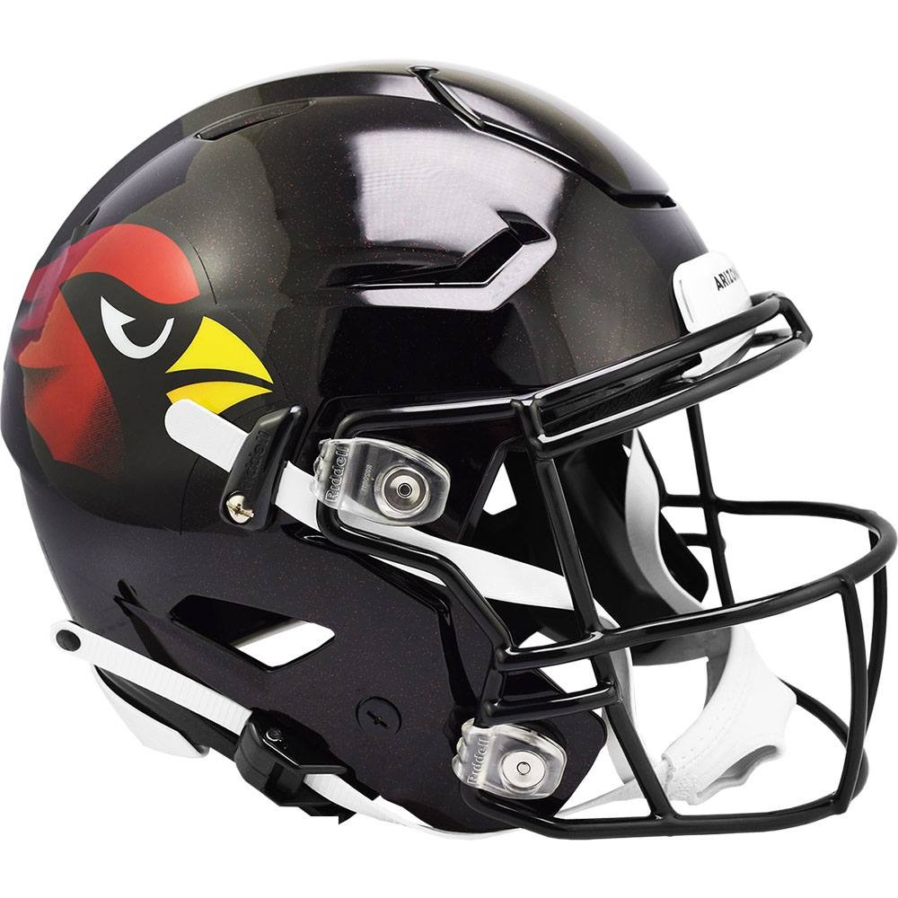 Arizona Cardinals On-Field Alternate Riddell Full Size Authentic SpeedFlex Helmet ​​Black Shell New 2022