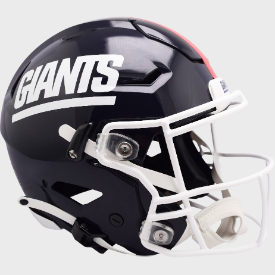 New York Giants 1981-1999 Throwback On-Field Alternate Riddell Full Size Authentic SpeedFlex Helmet ​​Navy Blue Shell New 2023