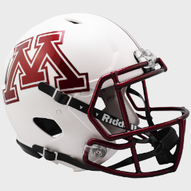 Minnesota Golden Gophers Chrome Decal Riddell Full Size Authentic Speed Helmet New 2022