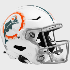 Miami Dolphins Tribute Riddell Full Size Authentic SpeedFlex Helmet ​​New 2023