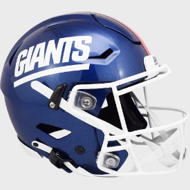 New York Giants Color Rush Riddell Full Size Authentic SpeedFlex Helmet ​​Royal Blue Shell New 2023