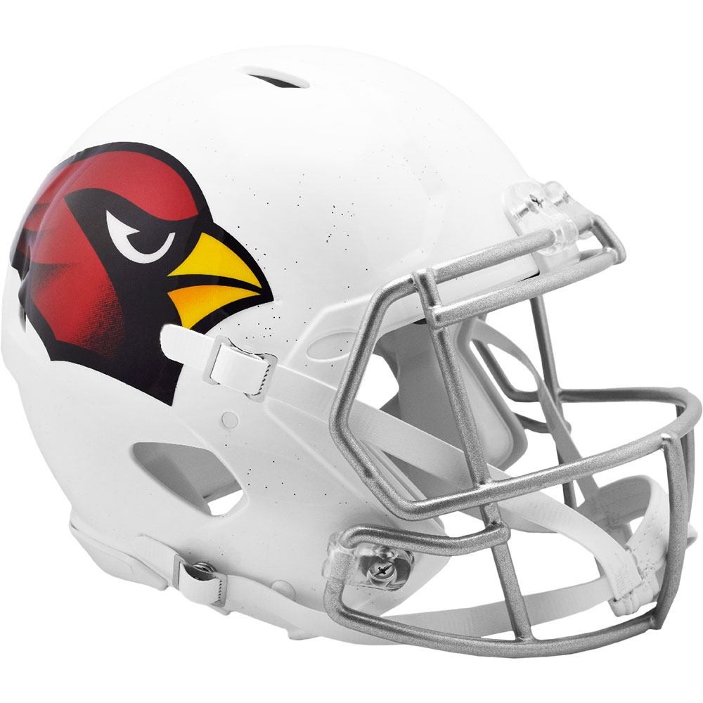 Arizona Cardinals Riddell Full Size Authentic Speed Helmet Metallic Flake Shell with Silver Facemask New 2023