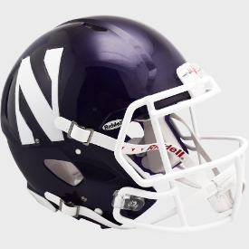 Northwestern Wildcats Riddell Full Size Authentic Speed Helmet New 2023
