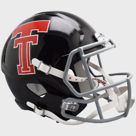 Texas Tech Red Raiders Throwback Riddell Full Size Replica Speed Helmet New 2023