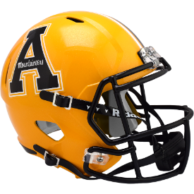 Appalachian St Mountaineers Gold Riddell Full Size Replica Speed Helmet New 2024