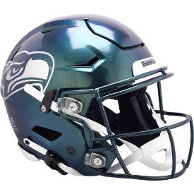 Seattle Seahawks NFL NFC West Rivalries Riddell Full Size Authentic SpeedFlex Helmet NEW RELEASE for 2025