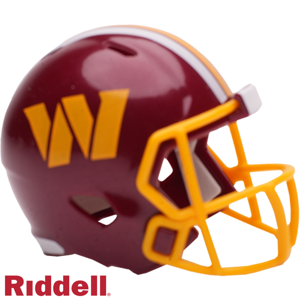 Washington Commanders Pearl Cardinal Gloss Shell Riddell Pocket Pro Speed Helmet New 2026 Primary