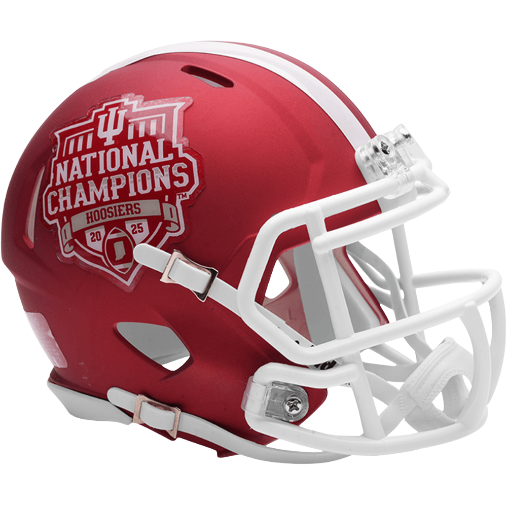 Limited Edition Indiana Hoosiers 2025 CFP National Champions Riddell Mini Speed Helmet New 2026