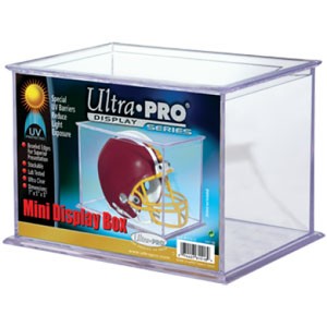 UV Protected Rectangle Mini Football Helmet Holder