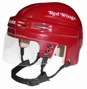 Detroit Red Wings Home Authentic Mini Helmet