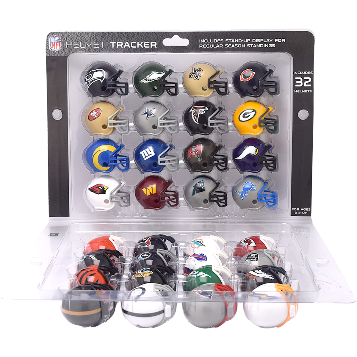 NFL Standings Tracker Riddell Vending Size Vsr4 Helmet Set 32pc New 2026