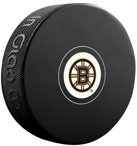 InGlasCo NHL Boston Bruins Autograph Souvenir Ice Hockey Puck