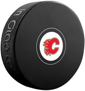 InGlasCo NHL Calgary Flames Autograph Souvenir Ice Hockey Puck