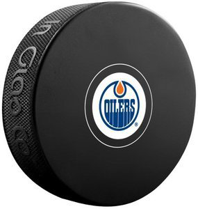 InGlasCo NHL Edmonton Oilers Autograph Souvenir Ice Hockey Puck