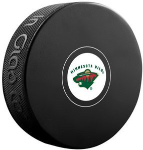 InGlasCo NHL Minnesota Wild Autograph Souvenir Ice Hockey Puck