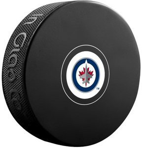 InGlasCo NHL Winnipeg Jets Autograph Souvenir Ice Hockey Puck