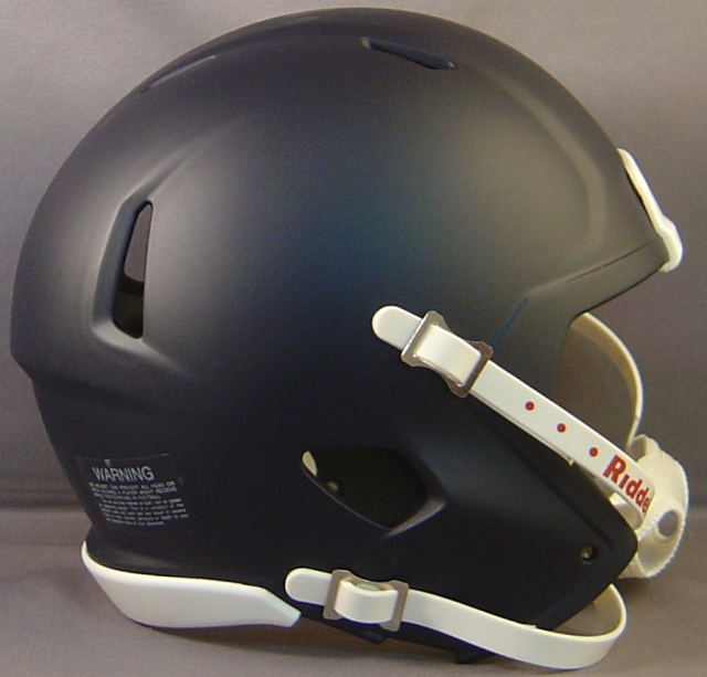 Riddell Matte Black Blank Customizable Speed Mini Football Helmet Shell