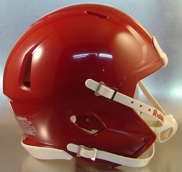 Riddell Cardinal Blank Customizable Speed Mini Football Helmet Shell