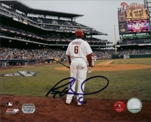 Ryan Howard Signed PhotoFile 8x10 Photo